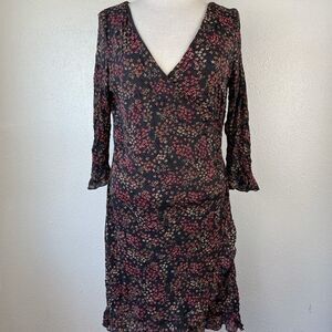 Vintage Alyn Paige Floral Midi Dress 11/12 EUC